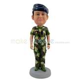 The man is a soldier custom bobbleheads