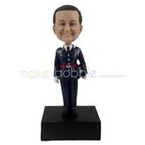 The man is an officer custom bobbleheads