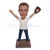 The man is playing baseball custom bobbleheads