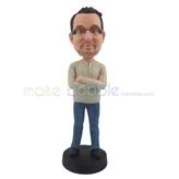 The man looks like a teacher custom bobbleheads