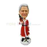 The man wears red dress custom bobbleheads