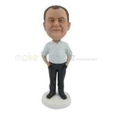 The man with his hands in his pockets custom bobbleheads