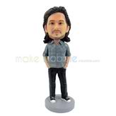 The man with his hands in his pockets custom bobbleheads