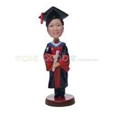 The woman doctor is participating in the graduation ceremonycustom bobbleheads