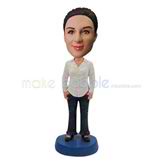 Custom woman boss bobbleheads