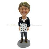 The woman is a housewife custom bobbleheads