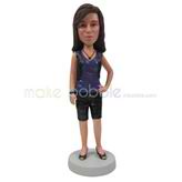 The woman is very cool custom bobbleheads