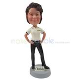 Custom man  bobbleheads wears the sportswear