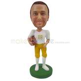 Custom man football player  bobbleheads