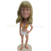 Travel bobble head doll