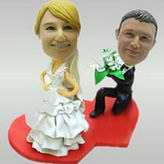 Make personalised wedding bobbleheads