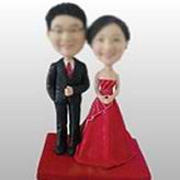 Wedding bobble head dolls