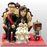 Wedding bobble head dolls