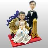 Wedding bobble head doll