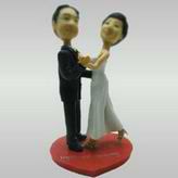 Wedding dance bobble head doll