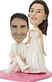 Wedding bobblehead  - the groom Alice legs