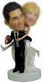 Personalize Wedding bobblehead - carrying the bride starting