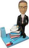 Business Card Bobble Head - Any Logo