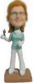 Female Dentist Bobble Head Doll