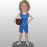 Women's basketball players bobblehead