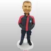 Worker bobblehead doll