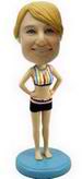 Woman bobblehead Halter Top