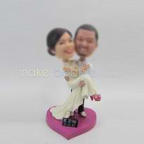 personnalisés figurines de gâteau de mariage