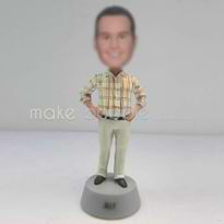 figurines plaid personnalisé shirt professionnels