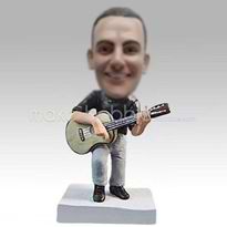 homme et guitare figurines personnalisées