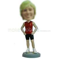 femme de figurines personnalisées de sport