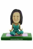 yoga personnalisé femme figurines