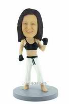 boxe personnalisé femme figurines