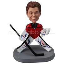 Custom ice hockey player bobble head dolls
