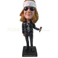 chanteur de rock personnalisé personnalisé avec figurines micro