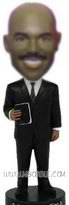 Personalized custom business man with notebook bobblehead 