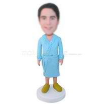 homme en mesure figurines bleu nuit-robe 