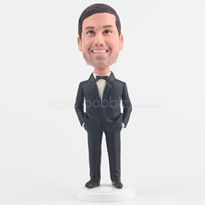 Personnalis personnalis groomsman figurine