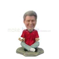Man in Meditation make your own bobblehead