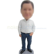 figurines occasionnel professionnels de sexe masculin