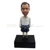 Custom bobbleheads with formal shirt