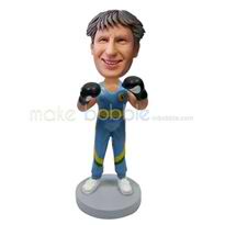 L'homme joue de la boxe personnalisés figurines